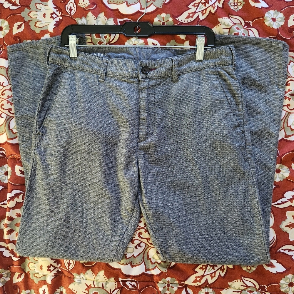 🔥Bullhead Men's Tweed Trousers Dark Gray Size 32x30/Actual 34" Waist